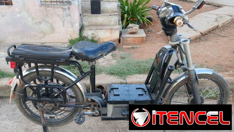 Vendo BiciMoto eléctrica en buen estado, batería reparada haciendo más de 40 kilómetros, es buena para cargar y transpor