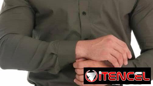 Camisa verde oscuro