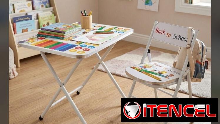 ☕️Set de Mesa y silla Plegable para niños /40 usd☕️