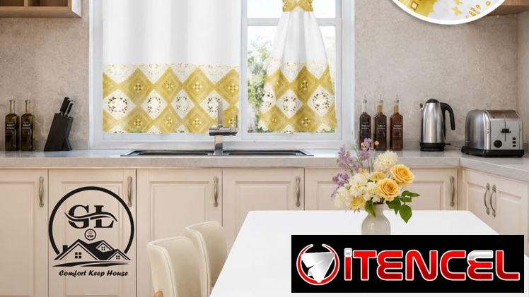👑Juegos d cocina (excelente calidad) ✨mantel ✨dos alfombras  ✨un juego d cortinas decorativas  💰