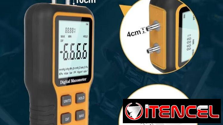 Manómetro Digital de Presión Diferencial | Pantalla LCD de fácil lectura | Con garantía | videojuegoshabana.com