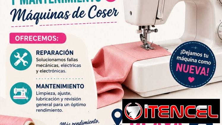 Reparación y mantenimiento de maquinas de coser