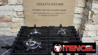 Cocina de gas empotrable Milexus 4 hornillas (r)
