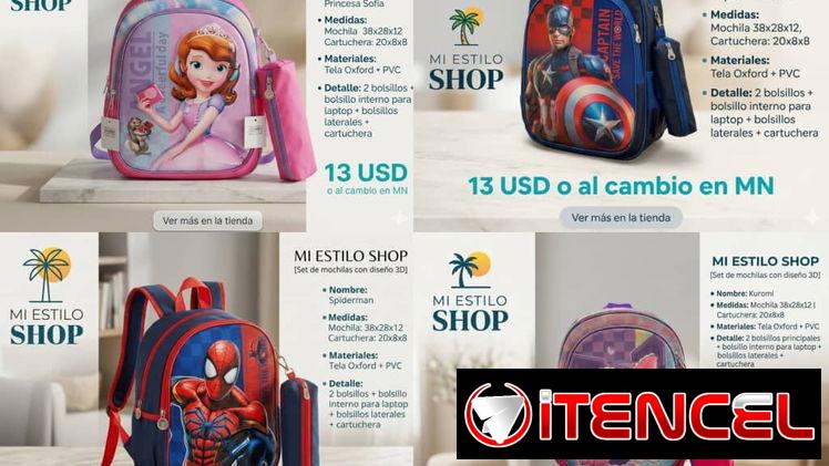 Mochilas para la escuela