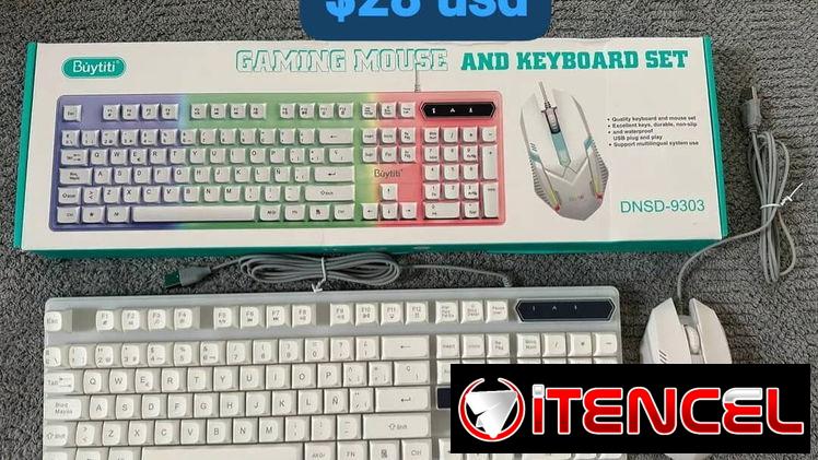 Teclado y mouse gaming