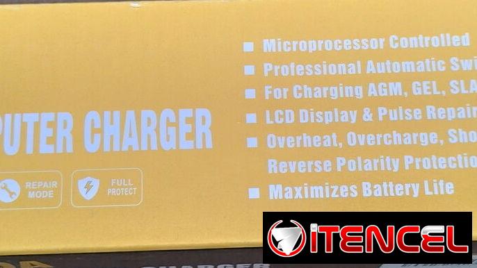Cargador de batería inteligente 12v 10A 58757374