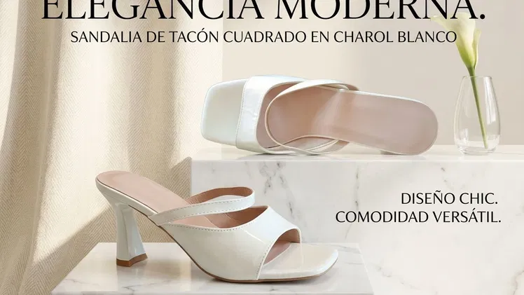 Tacones bajos tipo sandalias número 39 18