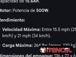 Bicicleta eléctrica 750 usd