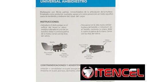 MUÑEQUERA KAMEX UNIVERSAL AMBIDIESTRO NEGRO, 1 UNIDAD