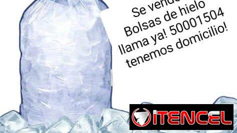 Bolsas de hielo. Las que usted pida para su negocio, por cantidad y a domicilio