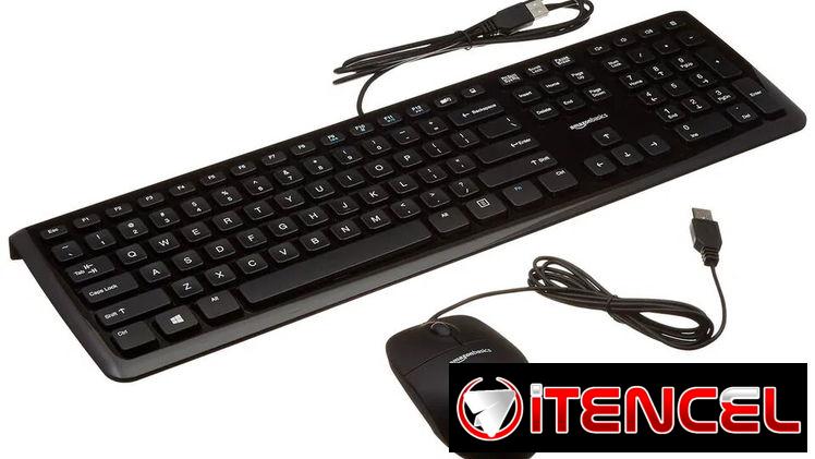 ☀️OFERTA☀️ KIT TECLADO + MOUSE AMAZON BASIC NUEVO EN CAJA – 15 USD – MLC/CUP AL CAMBIO