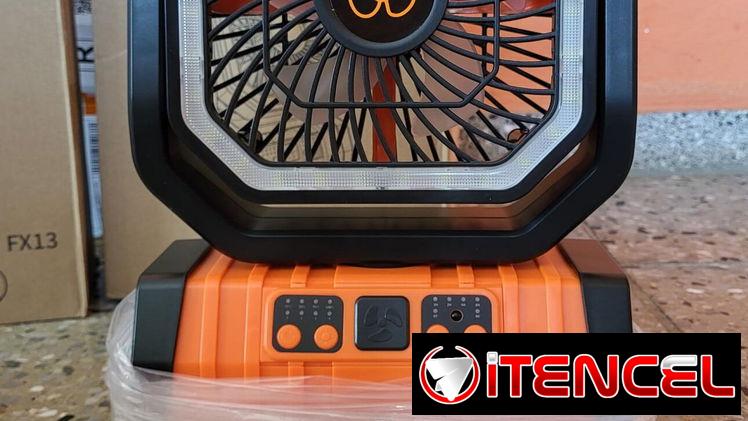 🔺Ventilador recargable FX13🔻 👉🏻Batería de 20 000 mAh