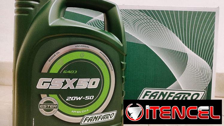 Aceite de motor Fanfaro 20w50 5L