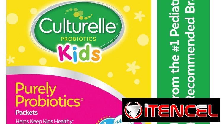 Culturelle Probióticos para Niños Suplemento Diario Puramente Probiótico Listo para Mezclar, Apoyo a la Inmunidad