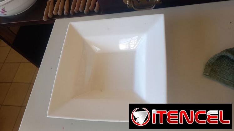 Cenicero fuente plato vegetales porcelana