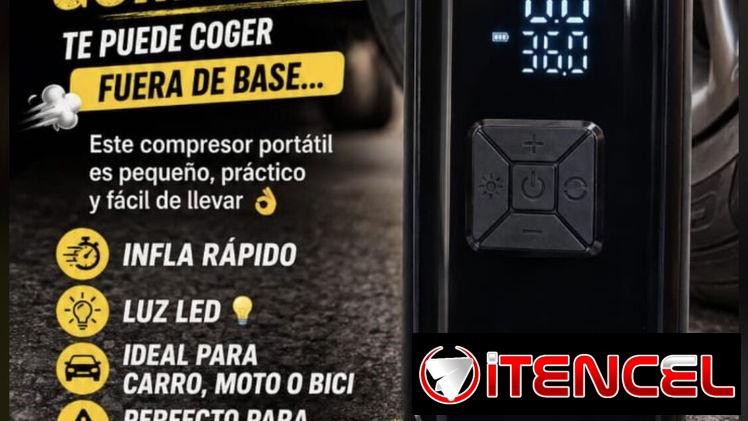 Compresor de aire portatil para todo tipo de vehiculo