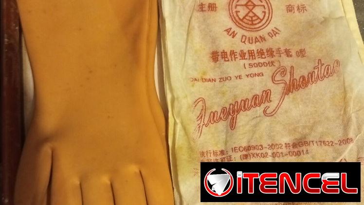 Guantes para electricistas, protección hasta 500 voltios