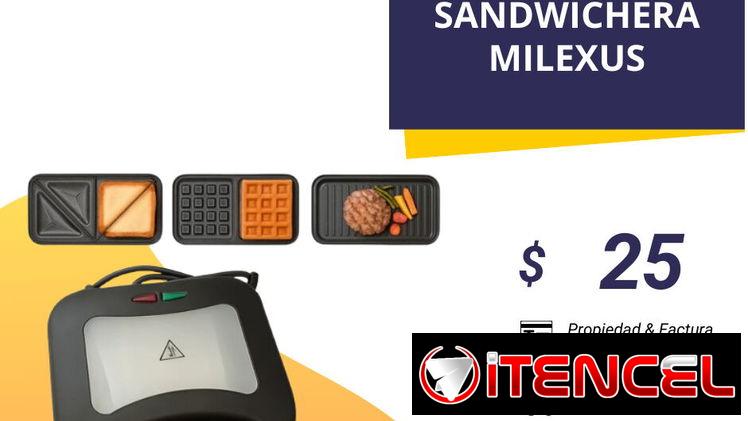 SANDWICHERA MILEXUS ACERO