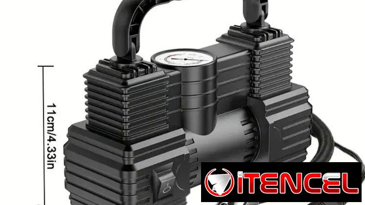 Inflador de Neumáticos Portátil 12V 250PSI y Compresor de Aire, Bomba Digital Automática para Coches, Bicicletas, Bicicl