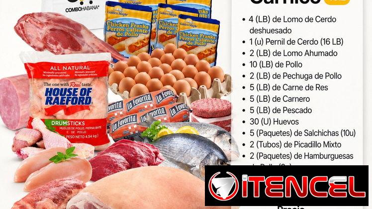 Combos de cárnicos.  Entrega gratis en 24 h