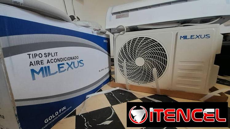 Split Milexus de 1 tonelada / 12.000 BTU precio $280 USD con transporte incluido Garantía  Factura