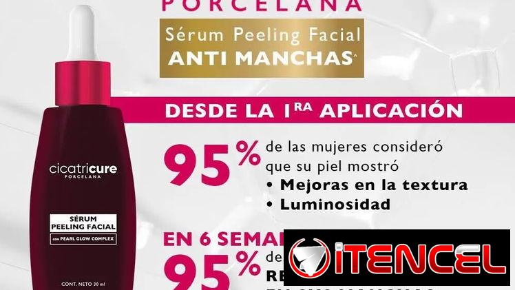 Cicatricure Porcelana Sérum Peeling Facial Anti-Manchas 30ml – Tratamiento Renovador con Hidrolizado de Perla y Pearl Gl