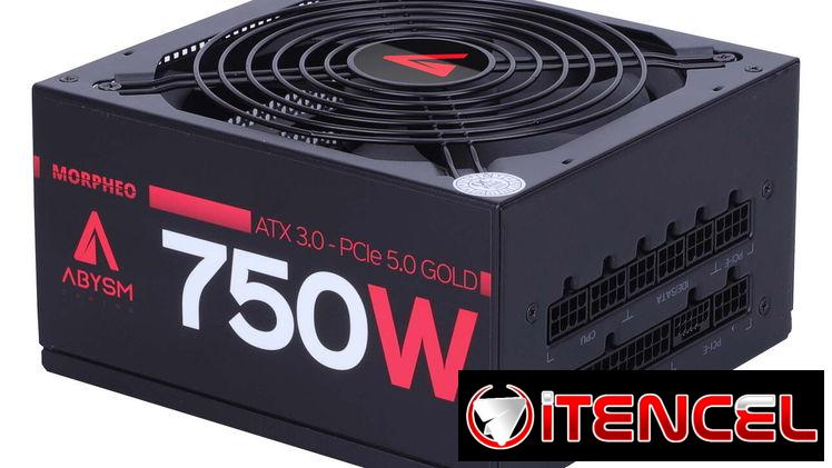 NUEVA!!! Abysm Gaming MORPHEO ATX3.0 750W 62A 80Plus Gold Full Modular PCIE5.0 tel5266I337