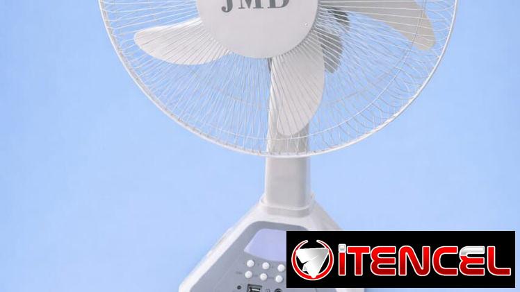 Ventilador recargable marca jmd de 16 pulgadas