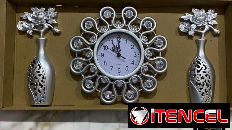 Reloj decorativo con adornos (L&G)
