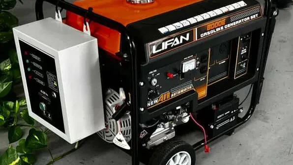 ⚡*Planta eléctrica LIFAN 8000W* Gas de la calle y gasolina   Encendido por yoyo y llave ( con motor de arranque ) 110V y
