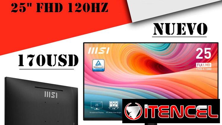 Monitor MSI Pro MP252 E2 25″ FHD 120Hz “Nuevo Sellado”