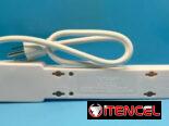 Extensión electrica cable de 1m/ 6 puertos 110V.