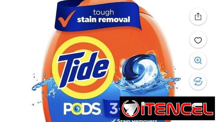 ✨Pote de 102 cápsulas Tide✨