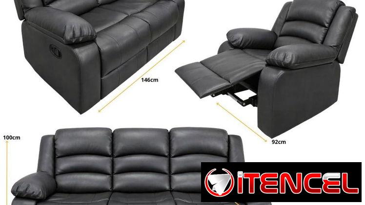 Juego de sala reclinable