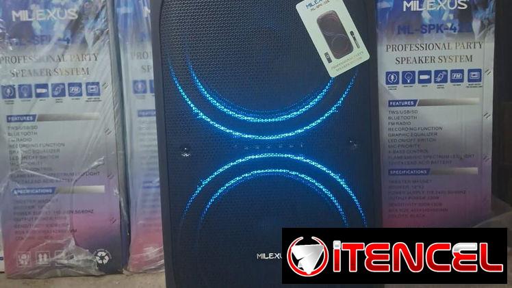 BOCINAS SPEAKER MILEXUS 12 PULGADAS