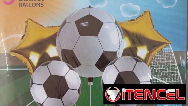 Set de 5 Globos Fútbol M18(TPEx)