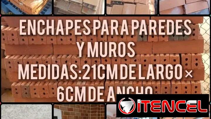 Venta de cara vistas o caritas de ladrillo, Racillas ideal para sus techos , piso etc
