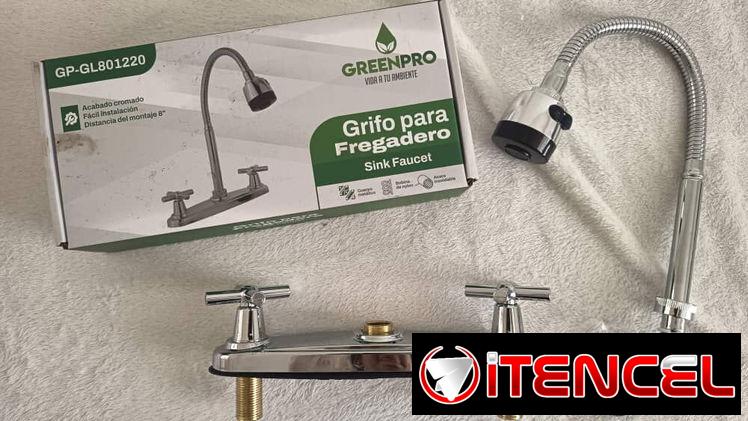 Grifo fregadero doble cuello flexible GP 1220 (CV)