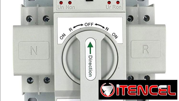 MENSAJERÍA INCLUIDA Interruptor De Transferencia Automática (ATS) Automático Y Manual | Dual 2P 63A 110V