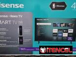 SMART TV 43 pulgadas Hisense Roku TV H4 serie 1080p FULL HD $280 USD transporte Adicional, garantía 3 meses