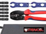 Conectores MC4 Kit de Montaje Completo | Engarzadora, Pelacables de Precisión, Llaves de Montaje, Terminales Metálico
