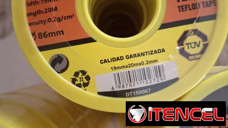Teflón 19mm x 20 metros