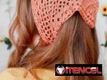 Bandanas tejidas a crochet. Luce la tuya en este verano
