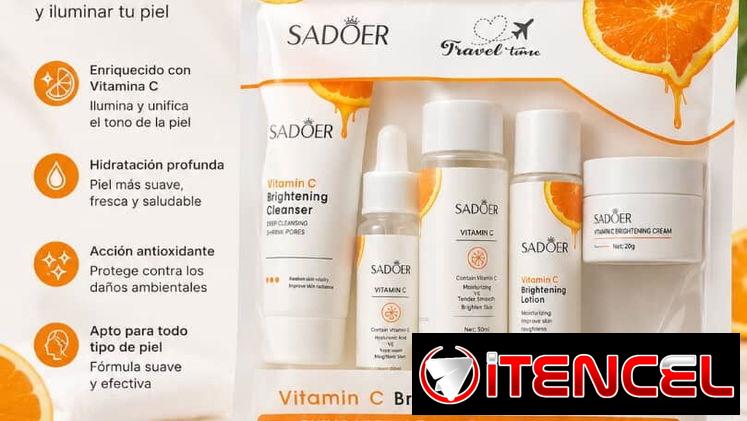 Set blanqueador iluminador  vitamina C