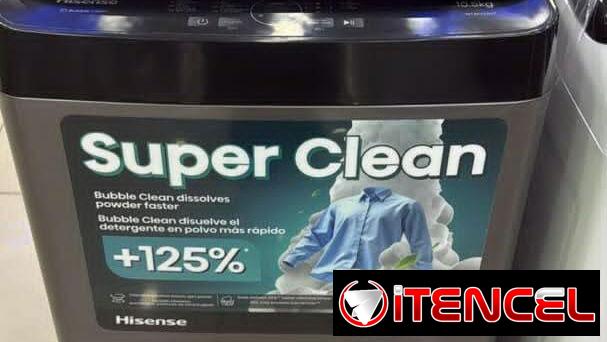 Lavadora Automática Hisense 10.5 KG* Mega capacidad