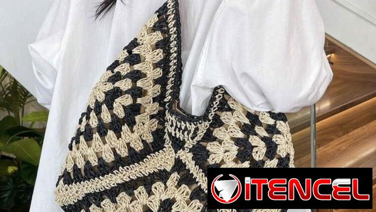 Cartera tejida en tendencia