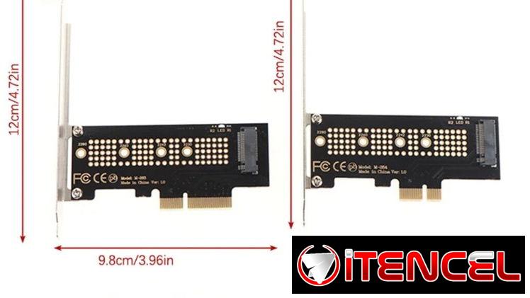 Tarjeta adaptadora M2 NVME SSD a PCIe 4.0 1X , 64 Gbps./ Disipador COOLMOON ARGB para M2