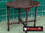 ⚜️ Mesa ovalada antigua restaurada • Entrega incluida 🚛