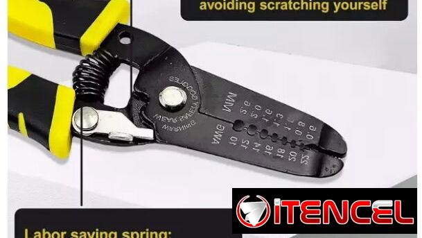 Kit para electricistas – Alicate Pelacables, Crimmpadora