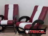 Sillones tapizados.  Comadritas